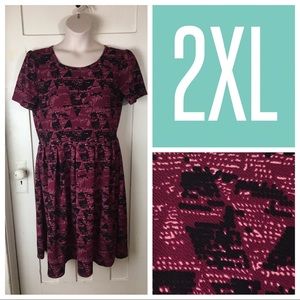 EUC LuLaRoe Amelia Dress with Pockets, 2XL